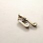 Vintage Sterling Silver Musical Note Charm