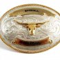 Silver Strike Marshall Harrah's Longhorn Belt Buckle 11262013