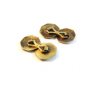 Vintage Edwardian / Deco Gold & Silver Tone Masonic Cufflinks
