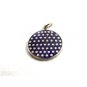 1960's Blue Ball ???? looks like Golf Ball Enameled Charm 61214