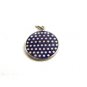 1960's Blue Ball ???? looks like Golf Ball Enameled Charm 61214