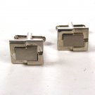 1960's - 1980's Silvertone  Cufflinks Unbranded 72015a