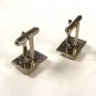 1960's - 1980's Silvertone  Cufflinks Unbranded 72015a