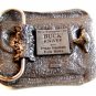 Vintage 4 Generations of Knife Makers Buck Knives Belt Buckle
