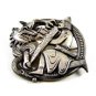 Vintage Silver St. George & The Dragon Brooch 62414