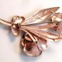 Vintage Sterling Silver Gold Vermeil Flower Brooch