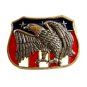 Red White & Blue & American Eagle Belt Buckle 62514