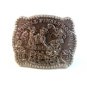 Vintage Mini 1985 National Finals Rodeo Calf Roping Belt Buckle by Hesston