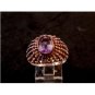 Sterling Silver & Amythest Ring Size 10