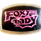 Vintage Foxy Lady Belt Buckle
