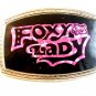 Vintage Foxy Lady Belt Buckle