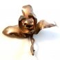 Vintage Handmade Sterling Silver Flower Brooch