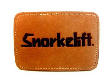 Vintage Snorkelift Leather Belt Buckle