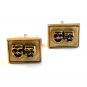 Vintage 1950's Comedy Tragedy Cufflinks By Swank