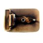 Vintage Planters Coop Ass'n Lone Wolf Ok Belt Buckle by Hit Line U.S.A.