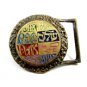 Vintage 1970's Hebrew Tree of Life Bronze Belt Buckle Made In Israel 093014