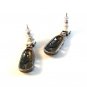 Vintage Sterling Silver Dangley Pierced Earrings