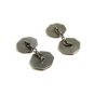 Art Deco Blue Enameled Platinon Cufflinks 22514