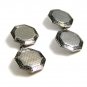 Art Deco Blue Enameled Platinon Cufflinks 22514