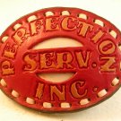 Vintage Perfection Service Inc. Leather Belt Buckle