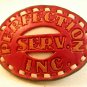 Vintage Perfection Service Inc. Leather Belt Buckle