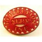 Vintage Perfection Service Inc. Leather Belt Buckle