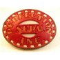 Vintage Perfection Service Inc. Leather Belt Buckle