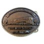 Vintage 1986 Railroad Savings The Blue Goose Train Locomotive Belt Buckle
