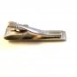 Vintage  Silver Tone Advertising Quick Set Camera Tie Clasp by Robbins Company