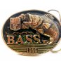 Vintage 1986 B.A.S.S. Belt Buckle Made in U.S.A.