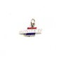 1960's Red White Blue United Enameled Charm 61814