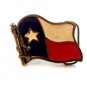 Vintage Gold Tone State of Texas Flag Eagle Belt Buckle
