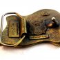 Vintage Gold Tone State of Texas Flag Eagle Belt Buckle