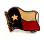 Vintage Gold Tone State of Texas Flag Eagle Belt Buckle