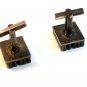 Vintage Sterling Silver Initials E. W. M. Cufflinks