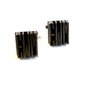 Vintage Sterling Silver Initials E. W. M. Cufflinks