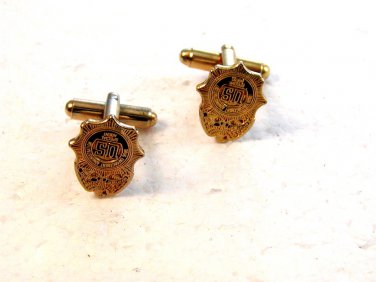 Vintage U.S. Drug Enforement Agency Special Agent Cufflinks