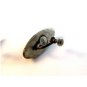 Vintage Mexican Silver & Green Jade or Onyx Screw Back Earrings