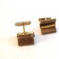 Vintage Swank Gold Tone Wrap Around Cufflinks