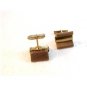 Vintage Swank Gold Tone Wrap Around Cufflinks