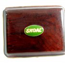 Vintage Wood Skoal Chewing Tobacco Belt Buckle