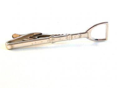 Highly Unusual Silver Tone Belt / Buckle ? Tie Clasp by Hickok U.S.A.