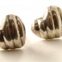 Vintage Taxco Mexican Sterling Silver Heart Earrings
