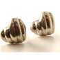 Vintage Taxco Mexican Sterling Silver Heart Earrings