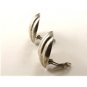 Vintage Taxco Mexican Sterling Silver Heart Earrings
