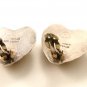 Vintage Taxco Mexican Sterling Silver Heart Earrings
