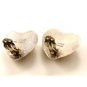 Vintage Taxco Mexican Sterling Silver Heart Earrings