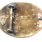 Vintage German Silver Western Cowboy Belt Buckle by Comstock Silversmiths