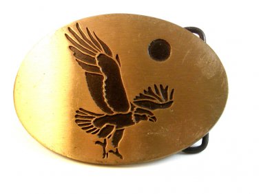 Vintage Swooping American Eagle Belt Buckle by High Mesa