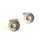 Vintage Sterling Silver & Cultured Pearl Cufflinks by Destino